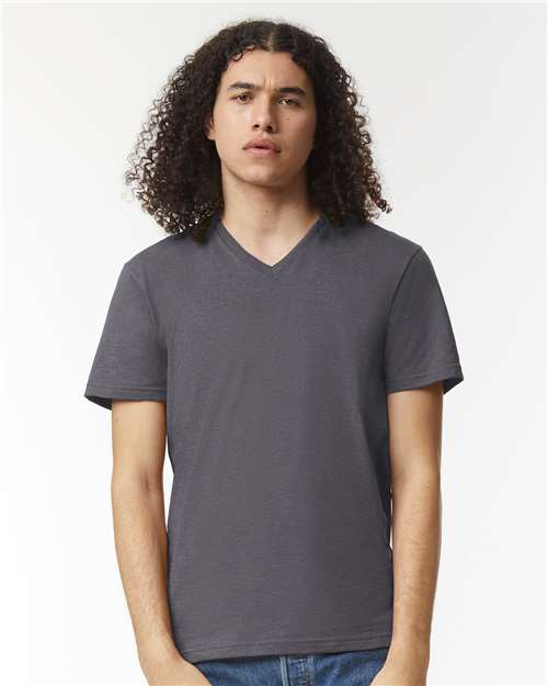 American Apparel - Camiseta unisex con cuello en V CVC - 2006CVC