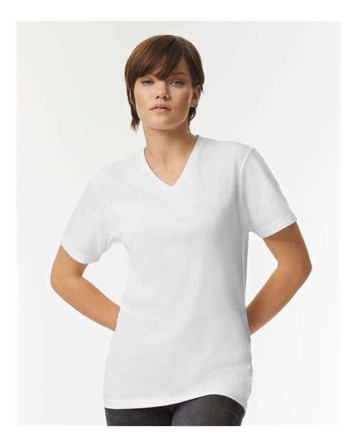 American Apparel - Unisex CVC V-Neck Tee - 2006CVC