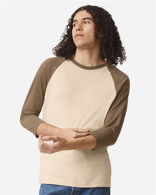 American Apparel - Unisex CVC Raglan Tee - 2003CVC