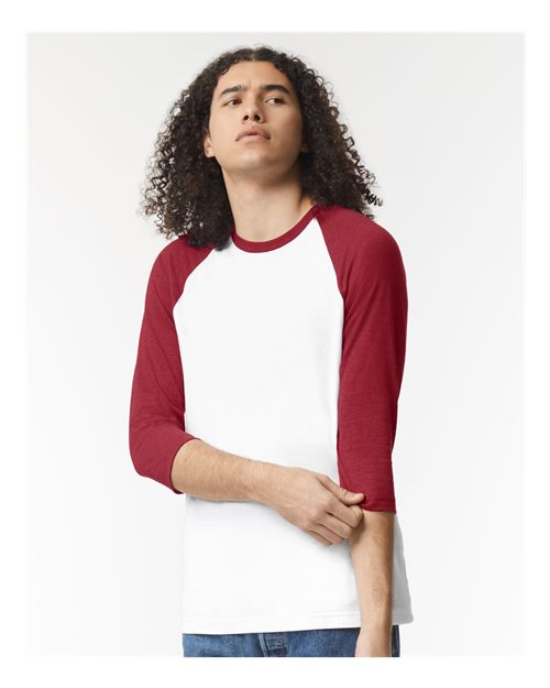 American Apparel - Unisex CVC Raglan Tee - 2003CVC