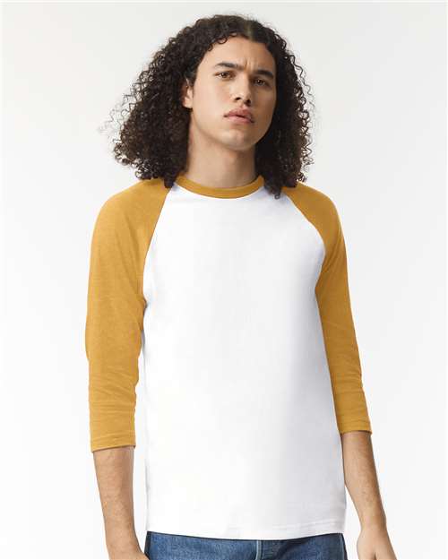 American Apparel - Unisex CVC Raglan Tee - 2003CVC