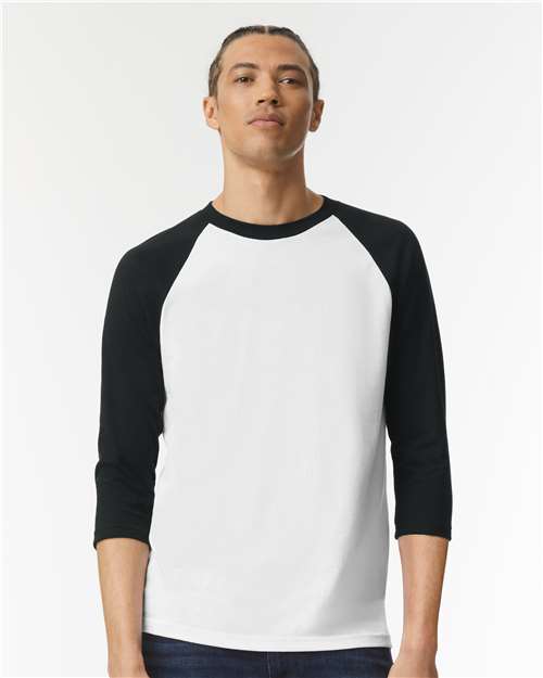 American Apparel - Unisex CVC Raglan Tee - 2003CVC