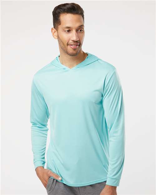 Paragon - Unisex Bahama Performance Hooded Long Sleeve T-Shirt - 220
