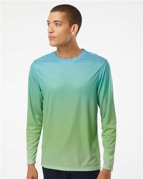 Paragon - Unisex Barbados Performance Pin Dot Long Sleeve T-Shirt - 225