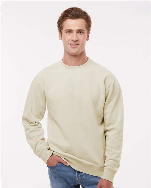 Independent Trading Co. - Sudadera unisex de cuello redondo, de peso medio y teñida con pigmentos - PRM3500