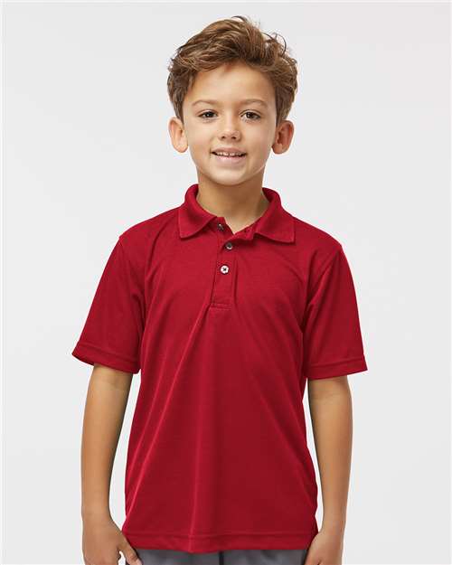 Paragon - Youth Saratoga Performance Mini Mesh Polo - 108Y