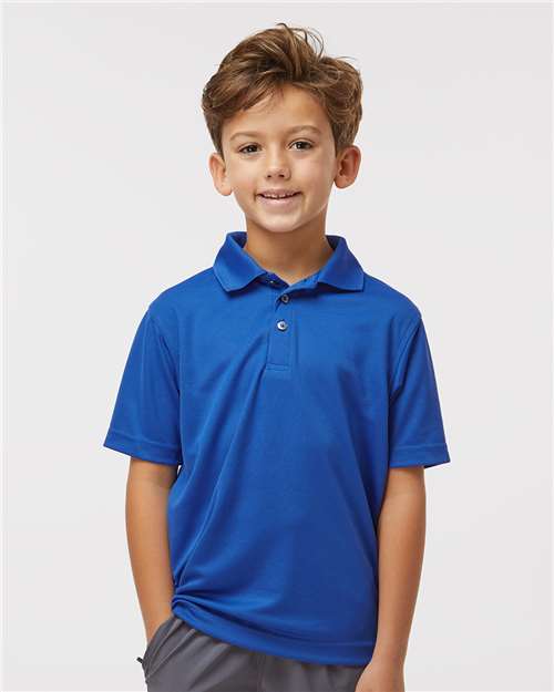 Paragon - Youth Saratoga Performance Mini Mesh Polo - 108Y
